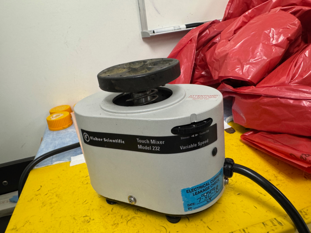 Image of Fisher Scientific Model 232 TO=ouch Mixer